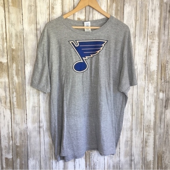 NHL Tops - NHL Fanatics St. Louis Blues Grey Tee